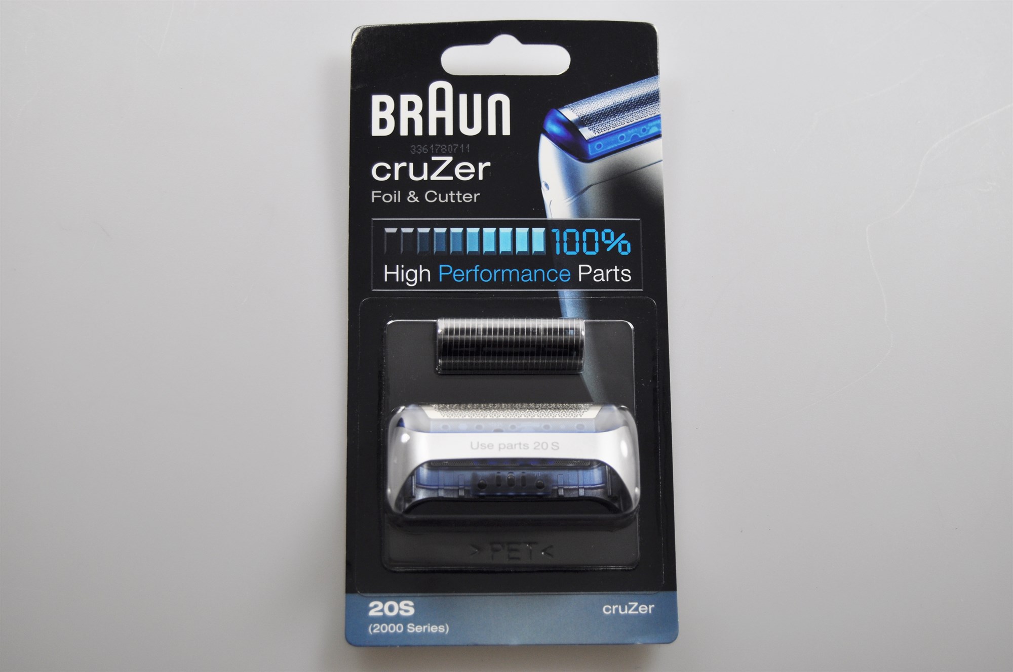 Braun Scherblatt Klingenblock  20S passend zu Braun Rasierer CruZer 2 