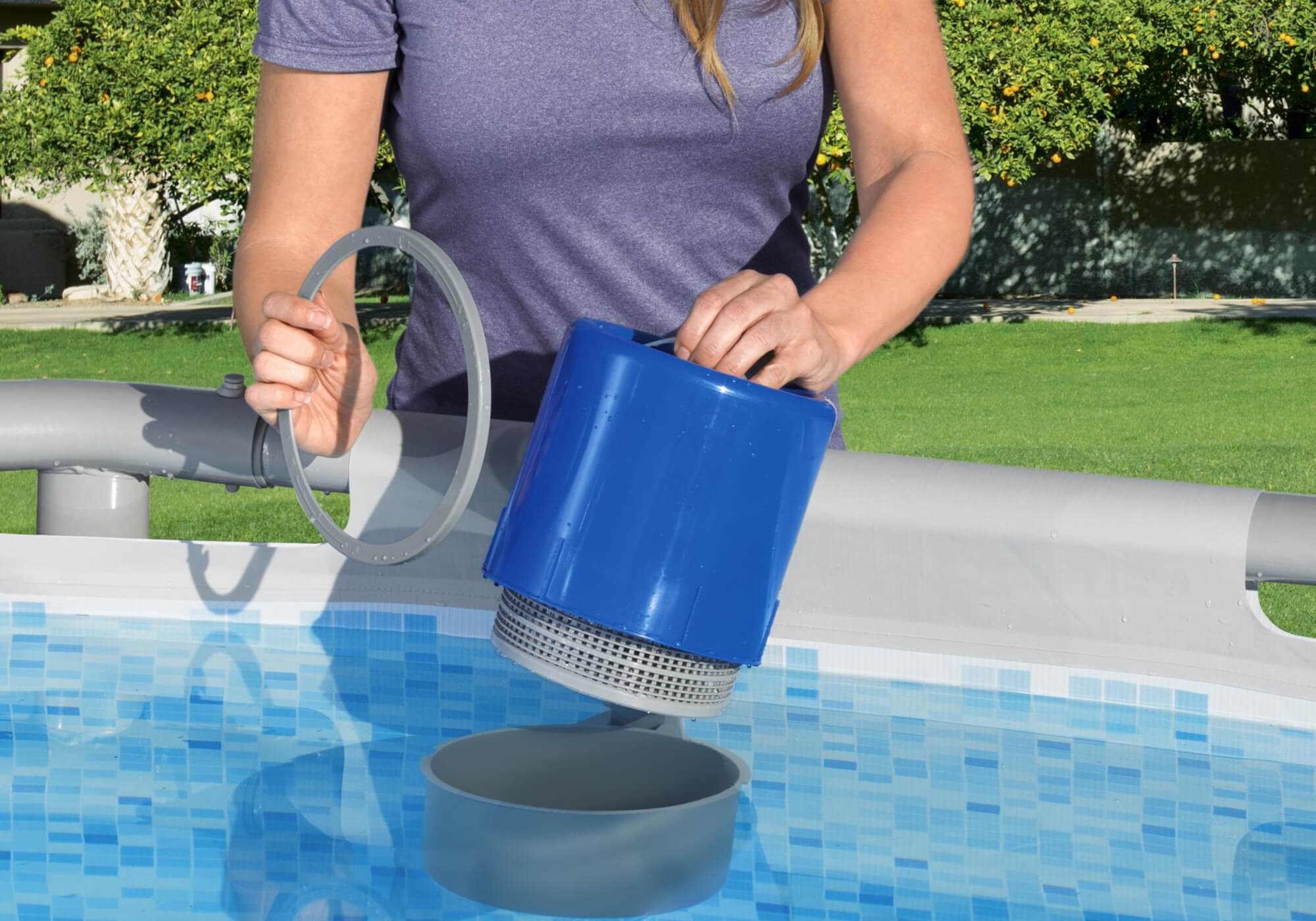 Oberflächenskimmer, Bestway Swimmingpool