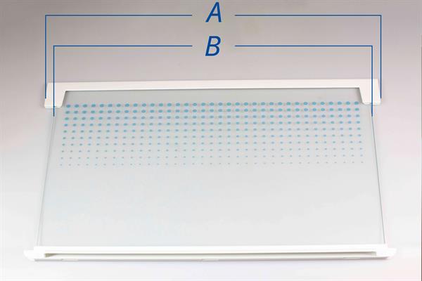 Glasplatte, Privileg Kühl- & Gefrierschrank - Glas (komplett)